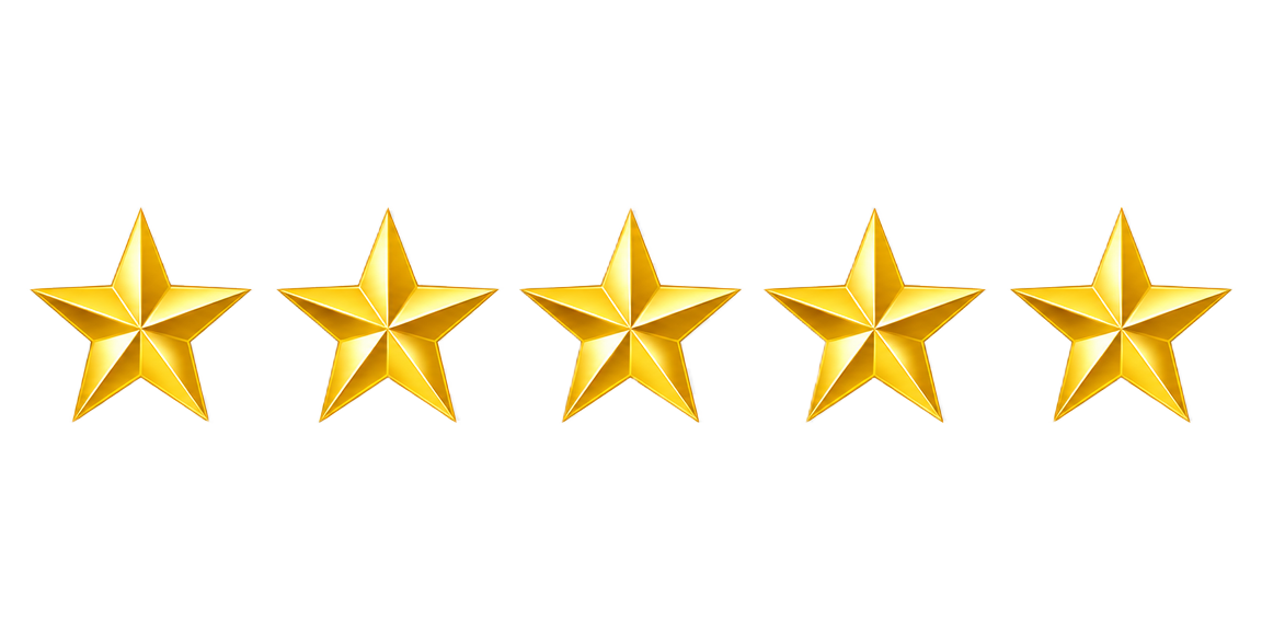 Five golden stars